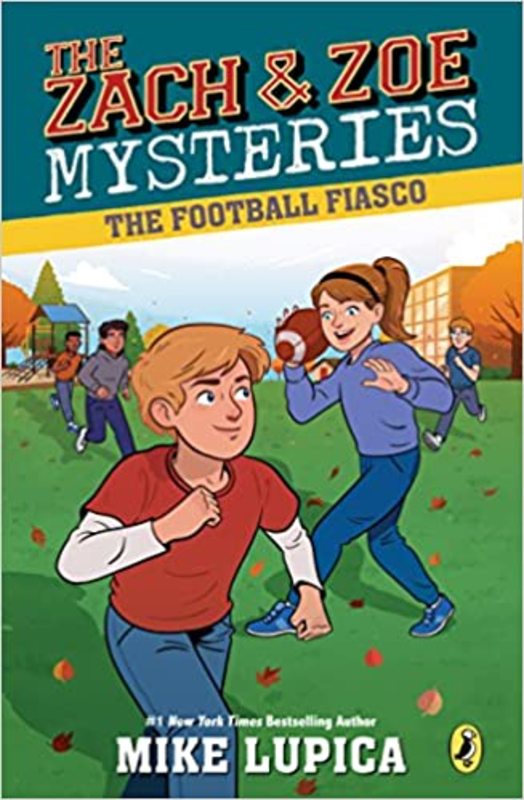 Book cover for "The Football Fiasco" by Mike Lupica