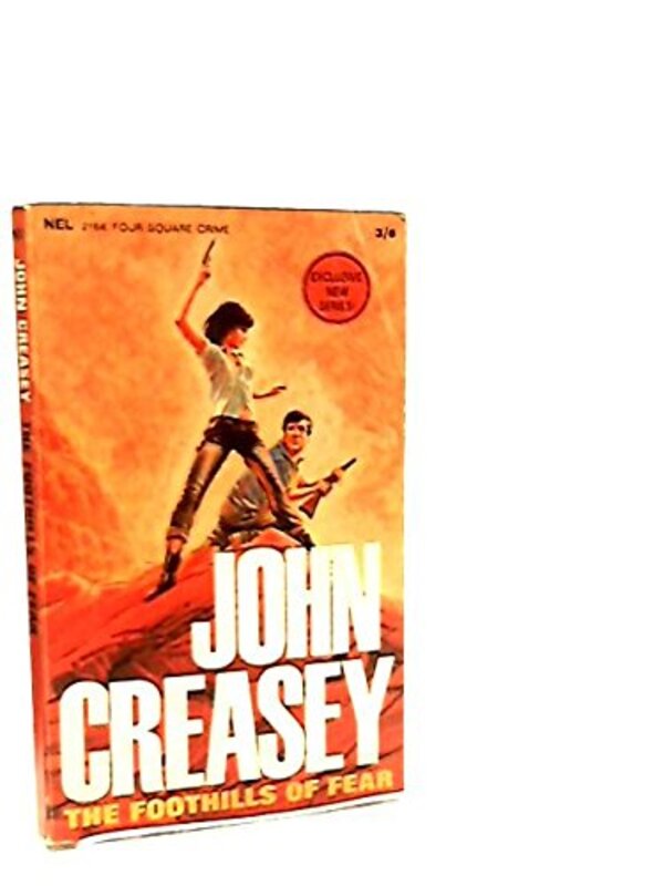 Book cover for "The Foothills of Fear" by John Creasey