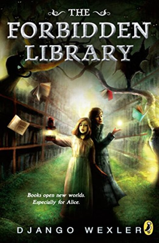 Book cover for "The Forbidden Library" by Django Wexler