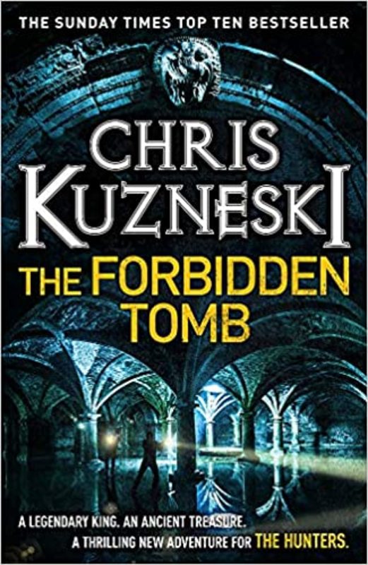 Book cover for "The Forbidden Tomb" by Chris Kuzneski