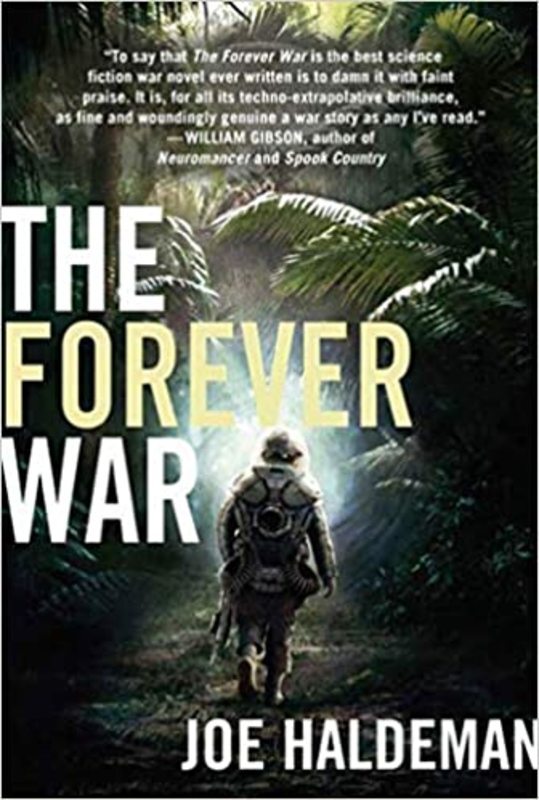 Book cover for "The Forever War" by Joe Haldeman