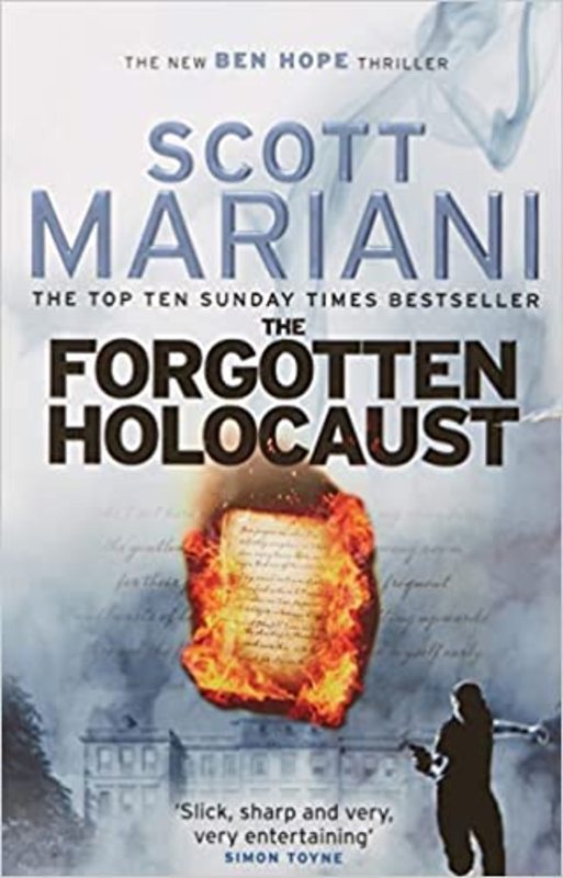 Book cover for "The Forgotten Holocaust" by Scott Mariani