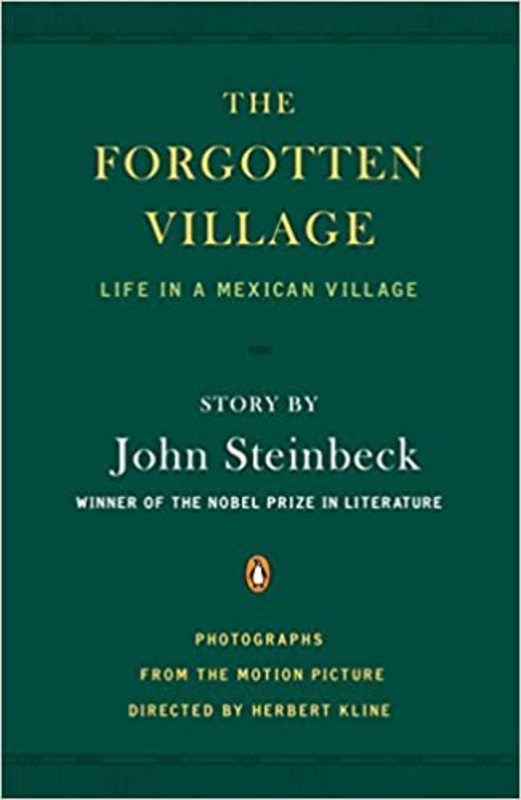 Book cover for "The Forgotten Village" by John Steinbeck