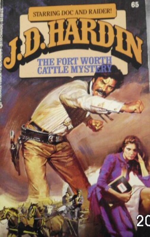 Book cover for "The Fort Worth Cattle Mystery" by JD Hardin