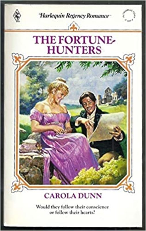 Book cover for "The Fortune-Hunters" by Carola Dunn