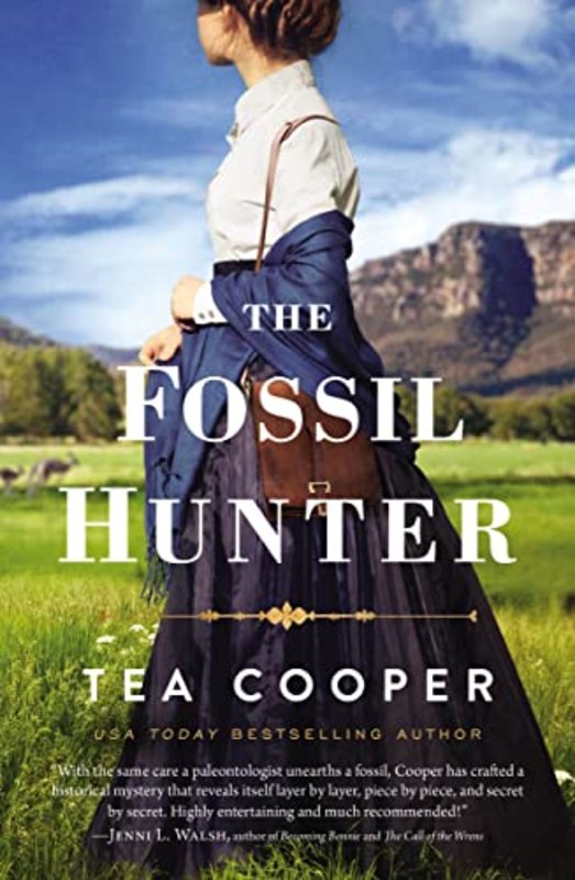 Book cover for "The Fossil Hunter" by Tea Cooper