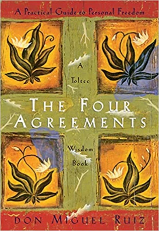 Book cover for "The Four Agreements" by Don Miguel Ruiz
