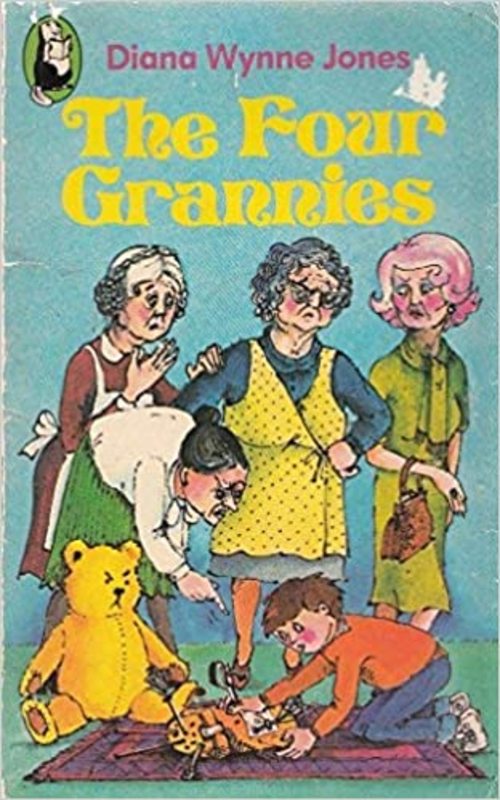 Book cover for "The Four Grannies" by Diana Wynne Jones