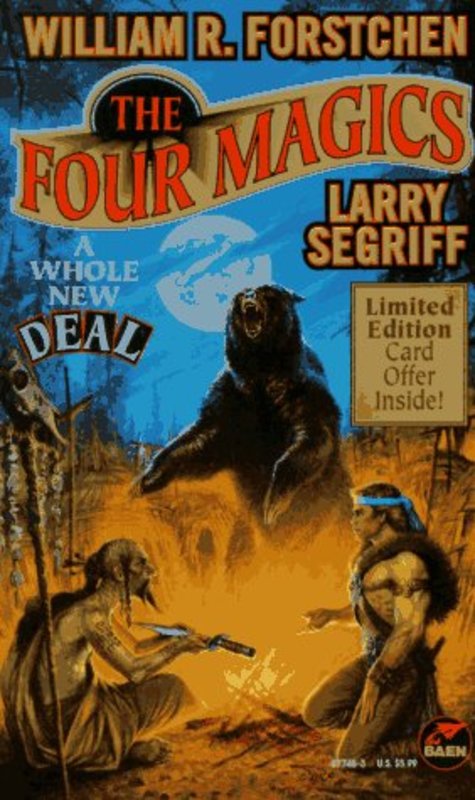 Book cover for "The Four Magics" by William Forstchen