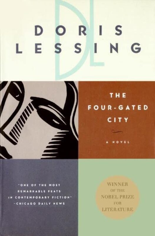 Book cover for "The Four-Gated City" by Doris Lessing