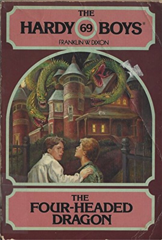 Book cover for "The Four-Headed Dragon" by Franklin W Dixon