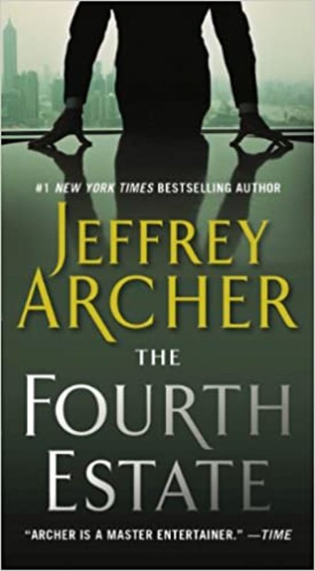 Book cover for "The Fourth Estate" by Jeffrey Archer