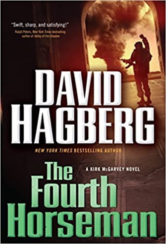 Book cover for "The Fourth Horseman" by David Hagberg