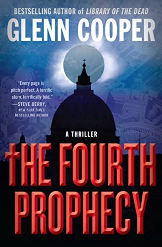 Book cover for "The Fourth Prophecy" by Glenn Cooper