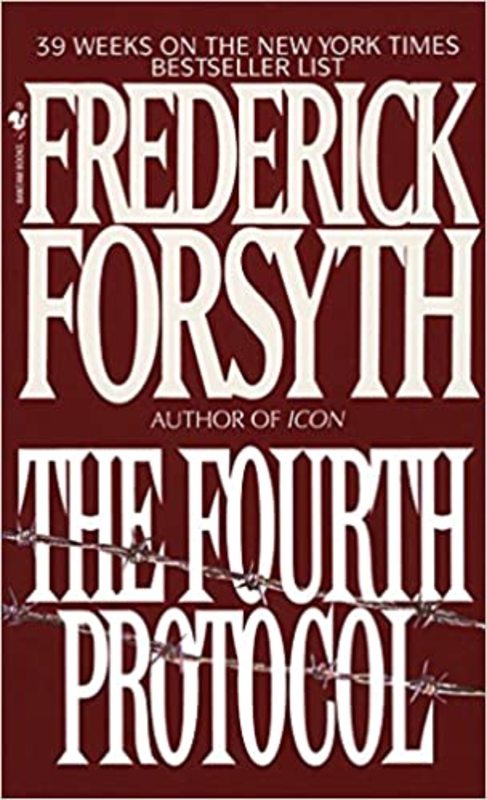 Book cover for "The Fourth Protocol" by Frederick Forsyth