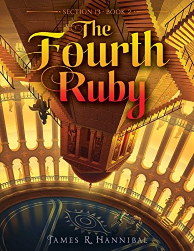 Book cover for "The Fourth Ruby" by James R Hannibal