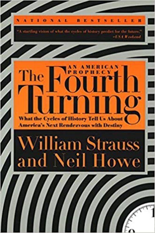 Book cover for "The Fourth Turning" by William Strauss