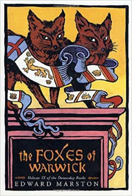 Book cover for "The Foxes of Warwick" by Edward Marston