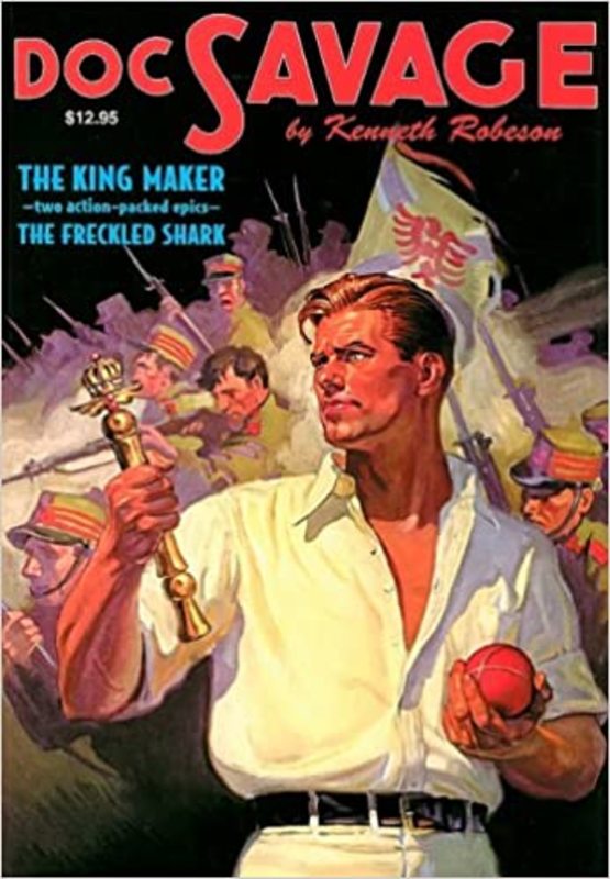 Book cover for "The Freckled Shark" by Lester Dent