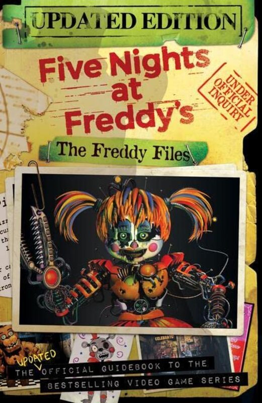 Book cover for "The Freddy Files" by Scott Cawthon