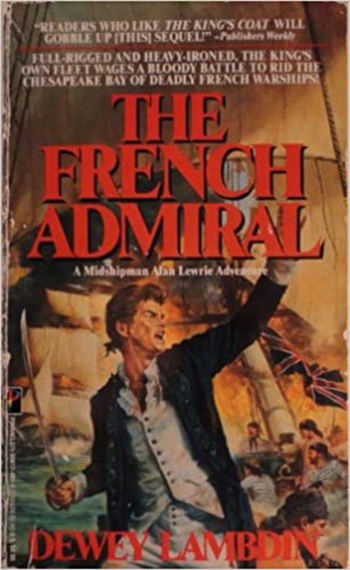 Book cover for "The French Admiral" by Dewey Lambdin