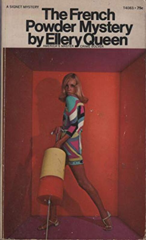 Book cover for "The French Powder Mystery" by Ellery Queen