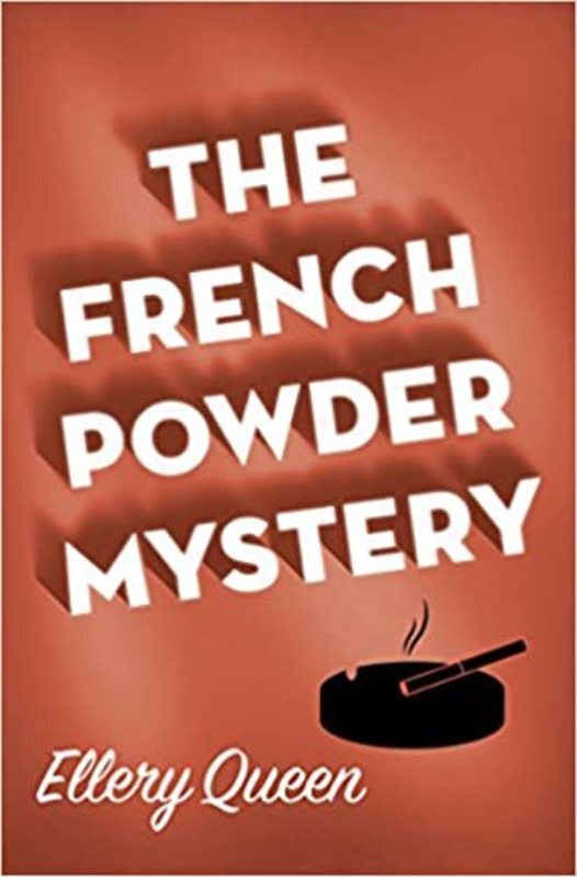 Book cover for "The French Powder Mystery" by Ellery Queen