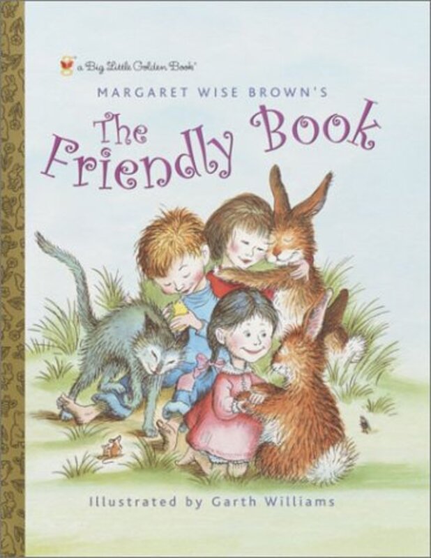 Book cover for "The Friendly Book" by Margaret Wise Brown