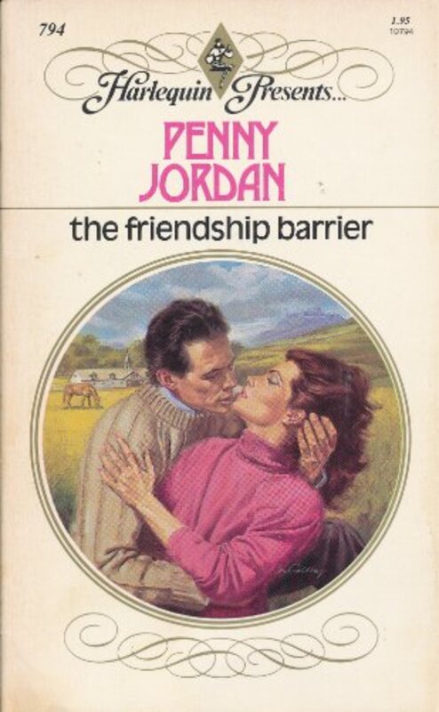 Book cover for "The Friendship Barrier" by Penny Jordan