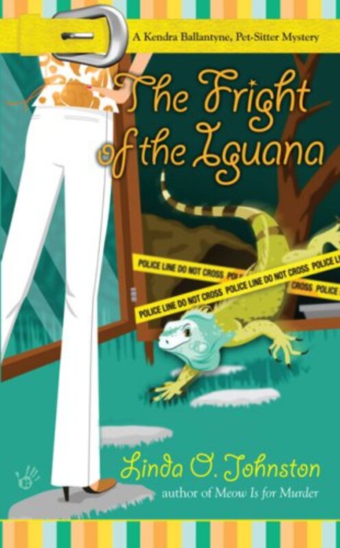 Book cover for "The Fright of the Iguana" by Linda O Johnston