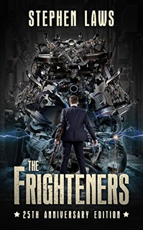 Book cover for "The Frighteners" by Stephen Laws