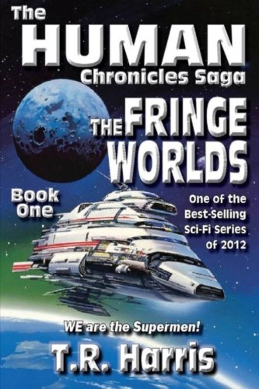 Book cover for "The Fringe Worlds" by TR Harris