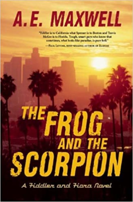 Book cover for "The Frog and the Scorpion" by AE Maxwell