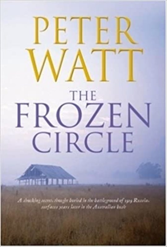 Book cover for "The Frozen Circle" by Peter Watt