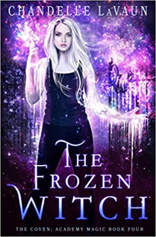 Book cover for "The Frozen Witch" by Chandelle LaVaun