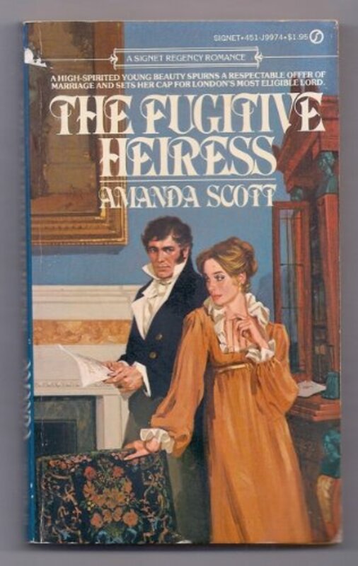 Book cover for "The Fugitive Heiress" by Lynne Scott Drennan