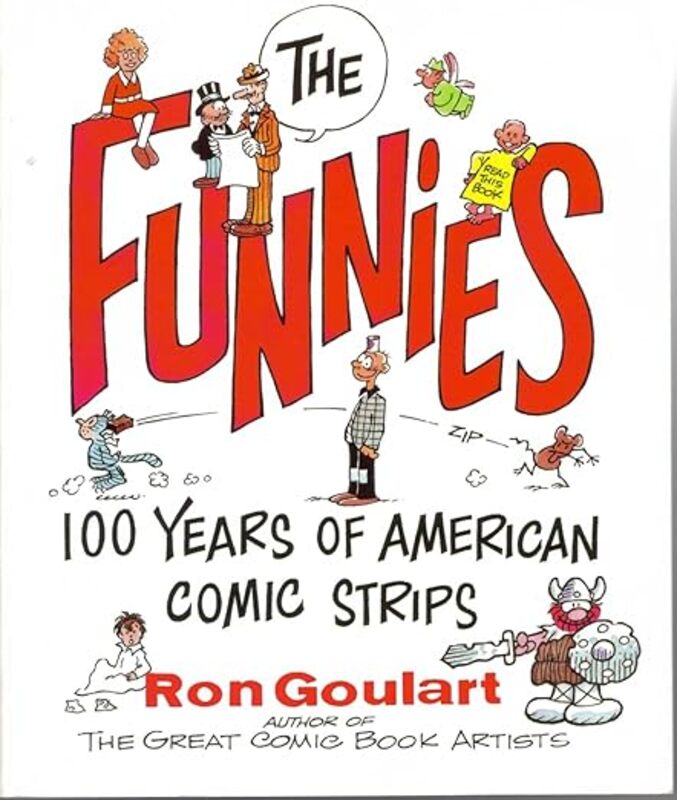 Book cover for "The Funnies" by Ron Goulart