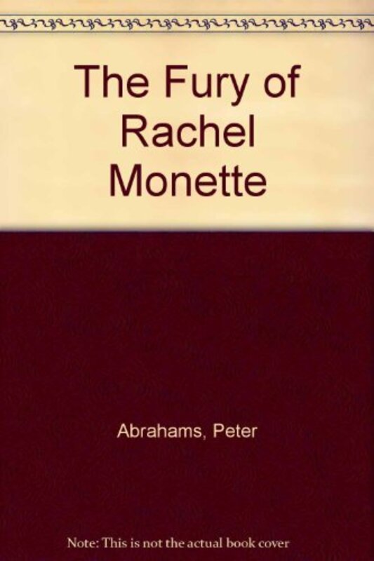 Book cover for "The Fury of Rachel Monette" by Peter Abrahams