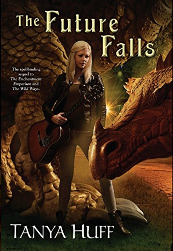 Book cover for "The Future Falls" by Tanya Huff