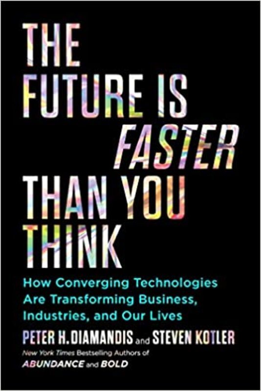 Book cover for "The Future Is Faster Than You Think"