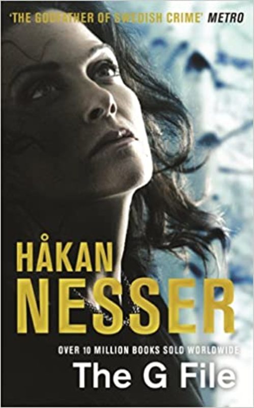 Book cover for "The G File" by Håkan Nesser