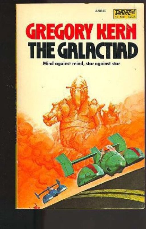 Book cover for "The Galactiad" by EC Tubb