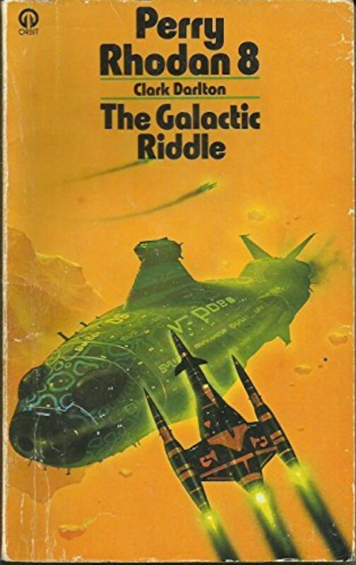 Book cover for "The Galactic Riddle" by Kurt Brand