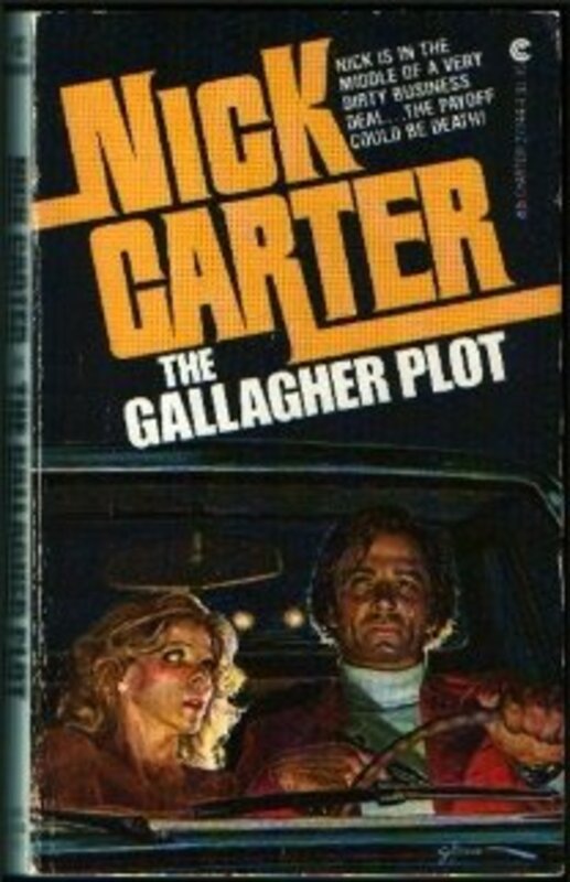 Book cover for "The Gallagher Plot" by Nick Carter