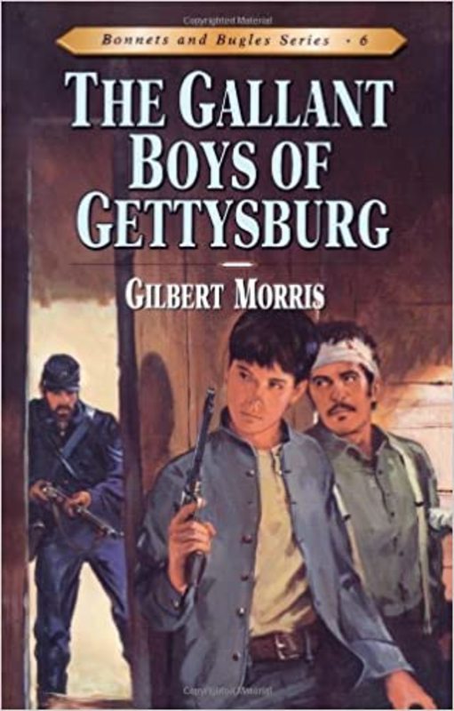 Book cover for "The Gallant Boys of Gettysburg" by Gilbert Morris