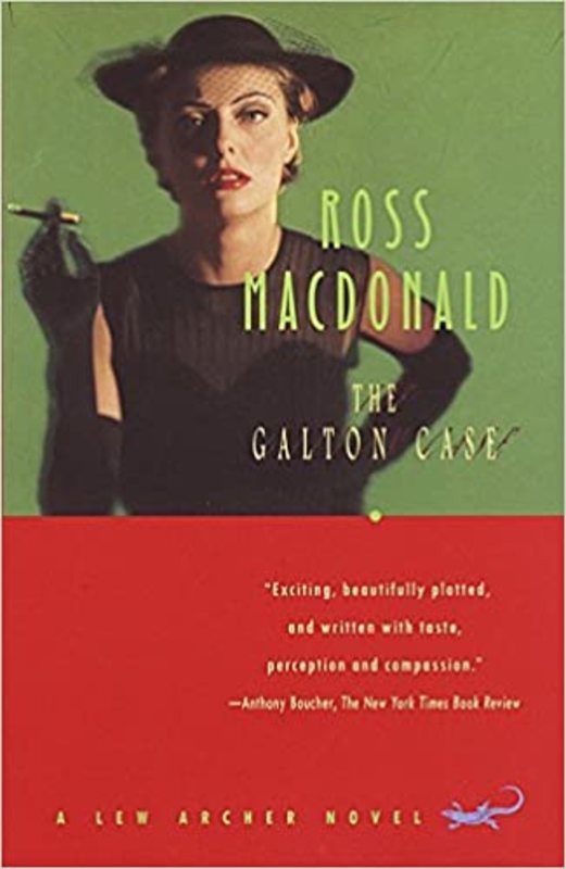 Book cover for "The Galton Case" by Ross Macdonald