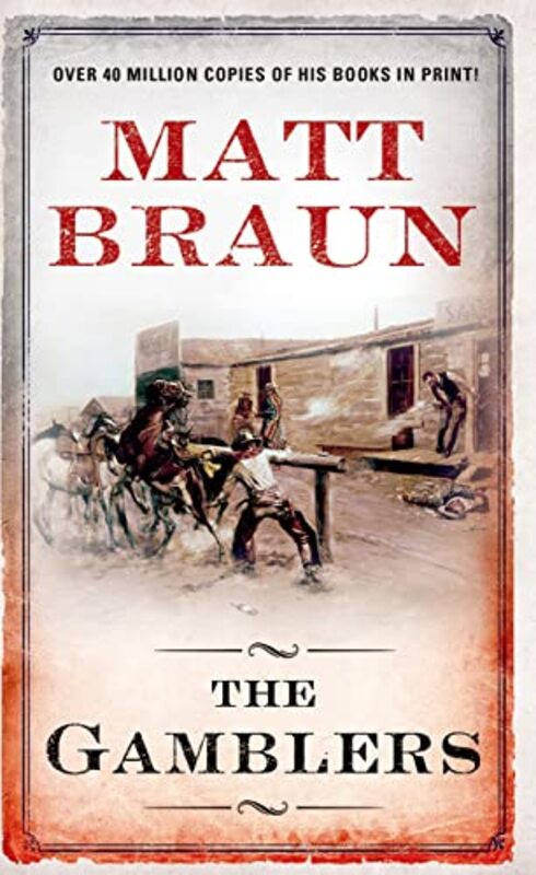 Book cover for "The Gamblers" by Matt Braun