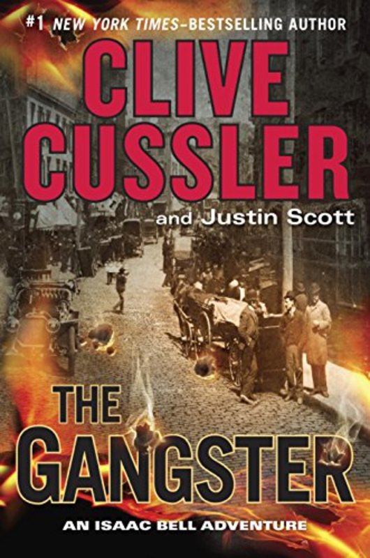 Book cover for "The Gangster" by Clive Cussler