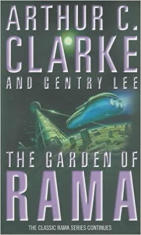 Book cover for "The Garden of Rama" by Arthur C. Clarke