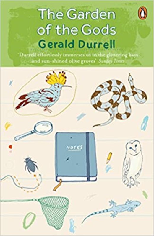Book cover for "The Garden of the Gods" by Gerald Durrell